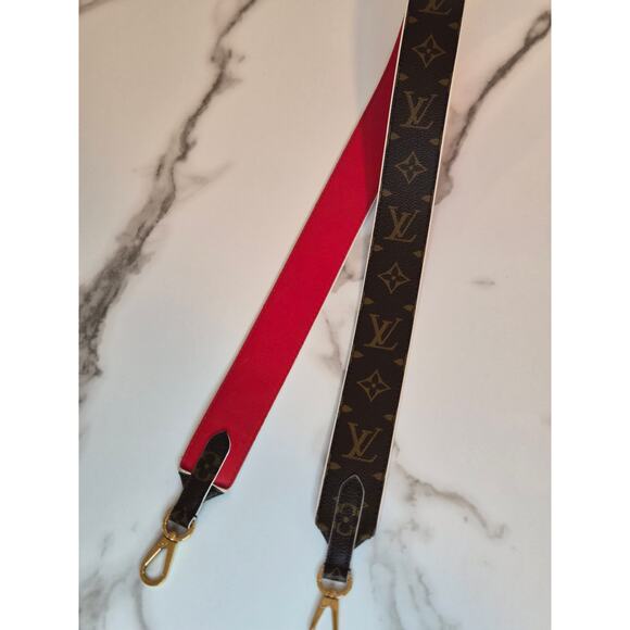 Louis Vuitton Monogram & Red Bandouliere Strap J02287 - Picture 1 of 5